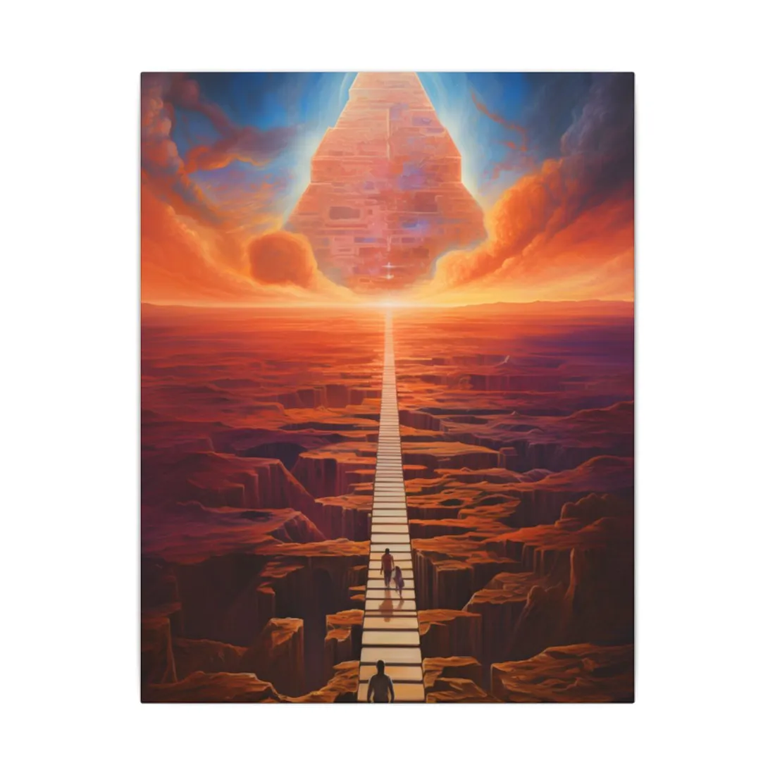 Space-Time Explorer: Cosmic Journey in Motion - Canvas