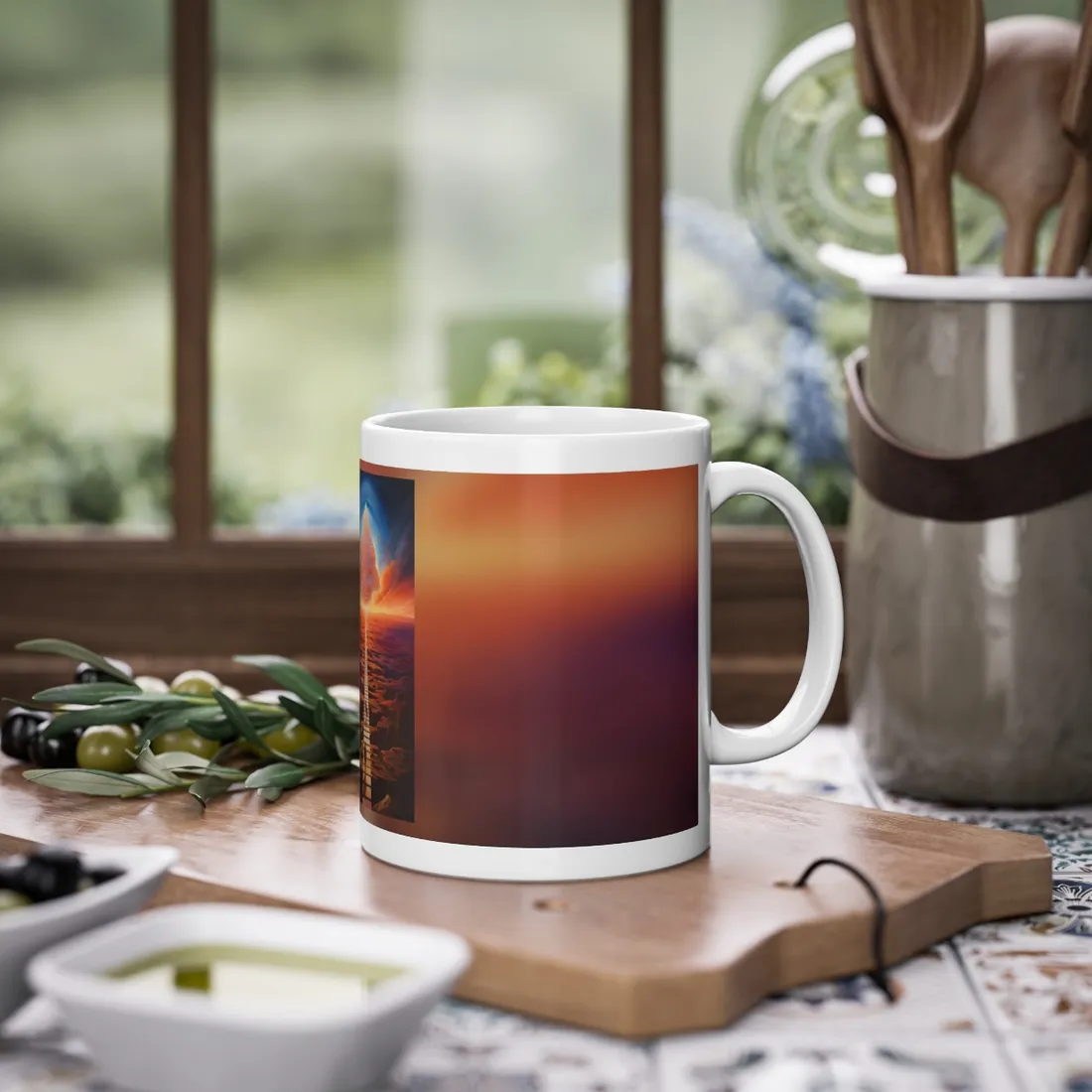 Space-Time Explorer: Cosmic Journey in Motion - Mug