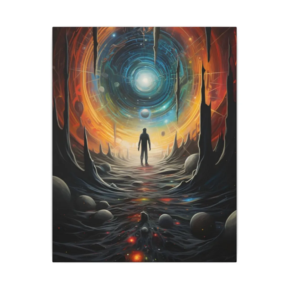 Space Time Explorer: Intrepid Journey Through the Stars - Canvas