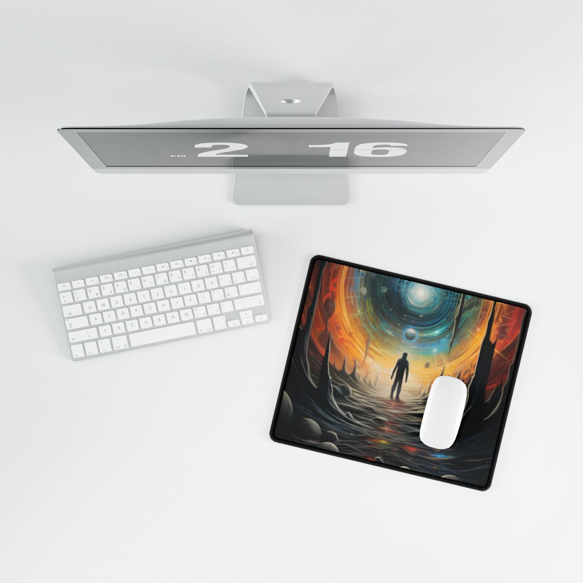 Space Time Explorer: Intrepid Journey Through the Stars - Desk Mat