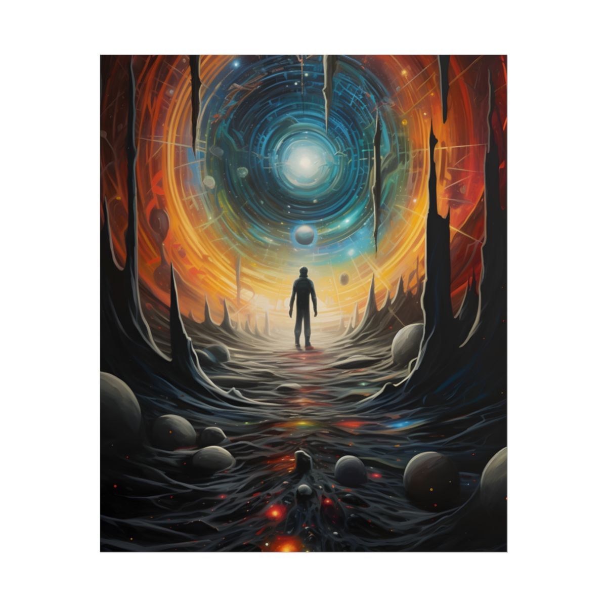 Space Time Explorer: Intrepid Journey Through the Stars - Poster