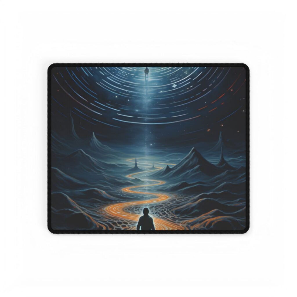 Space-Time Explorer: Mars Rover Adventure - Desk Mat