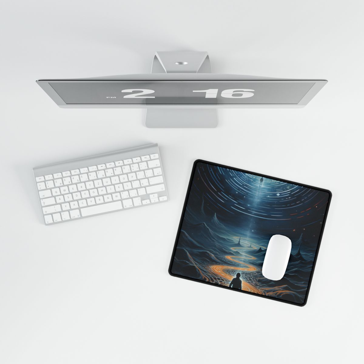 Space-Time Explorer: Mars Rover Adventure - Desk Mat
