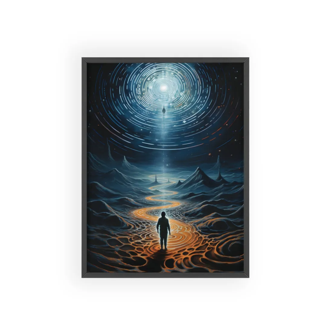 Space-Time Explorer: Mars Rover Adventure - Framed Poster