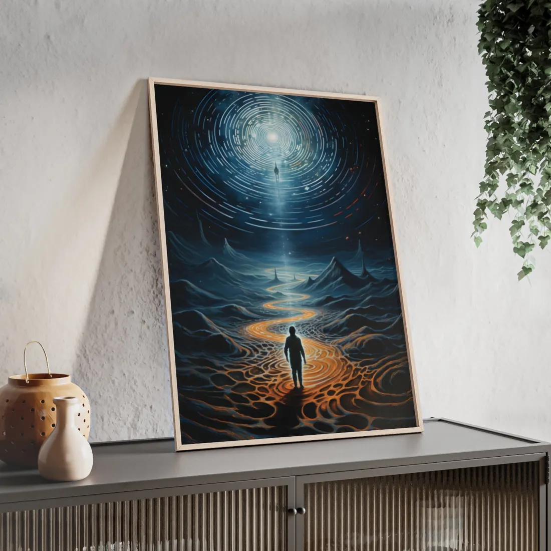 Space-Time Explorer: Mars Rover Adventure - Framed Poster
