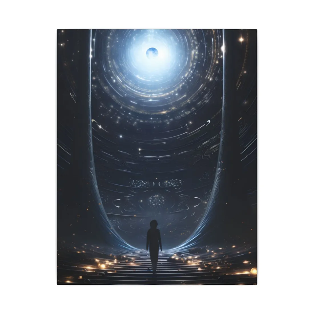 Space-Time Explorer's Cosmic Journey: A Universe of Art - Canvas