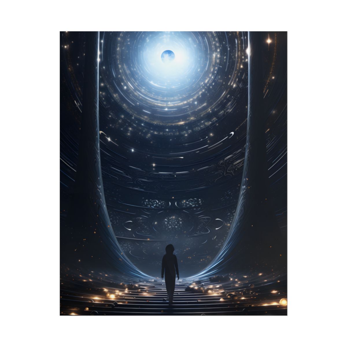 Space-Time Explorer's Cosmic Journey: A Universe of Art - Poster