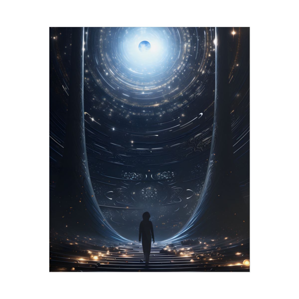Space-Time Explorer's Cosmic Journey: A Universe of Art - Poster