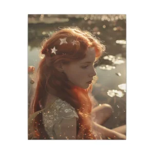 Woman with Red Hair Canvas Print