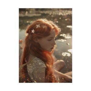 Woman with Red Hair Poster