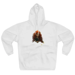 Starlit Girl Among Lilies Hoodie