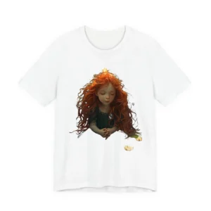 Starlit Girl Among Lilies T-Shirt
