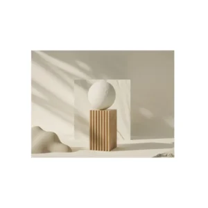 Sculpted Sphere Still Life Metal Poster