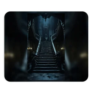 Haunted Staircase Gothic Hall Mouse Pad