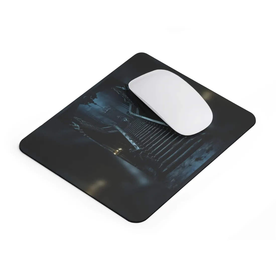 Spooky Gothic Mansion: Haunted Victorian Atmosphere - Mouse Pad