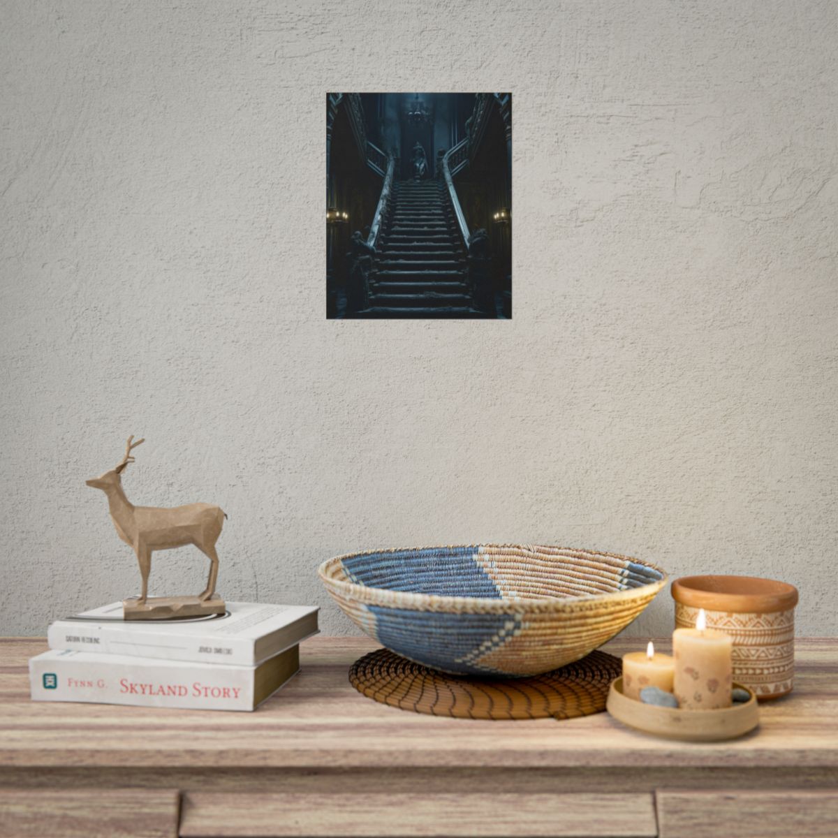 Spooky Gothic Mansion: Haunted Victorian Atmosphere - Poster
