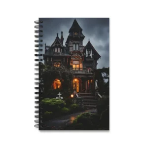 Ivy Covered Stone Mansion Spiral Notebook