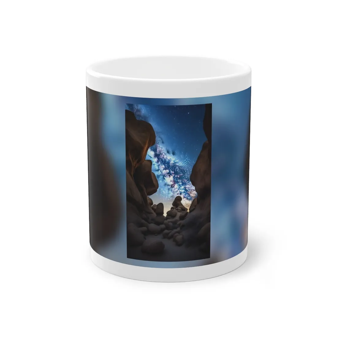 Stargazing Night Sky: Celestial Beauty of the Universe - Mug