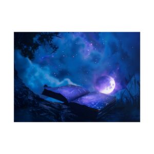 Celestial Star Chart Book Poster