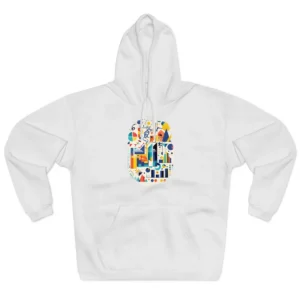Abstract Geometric Charts Hoodie