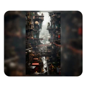 Misty Industrial Market Alley Mouse Pad