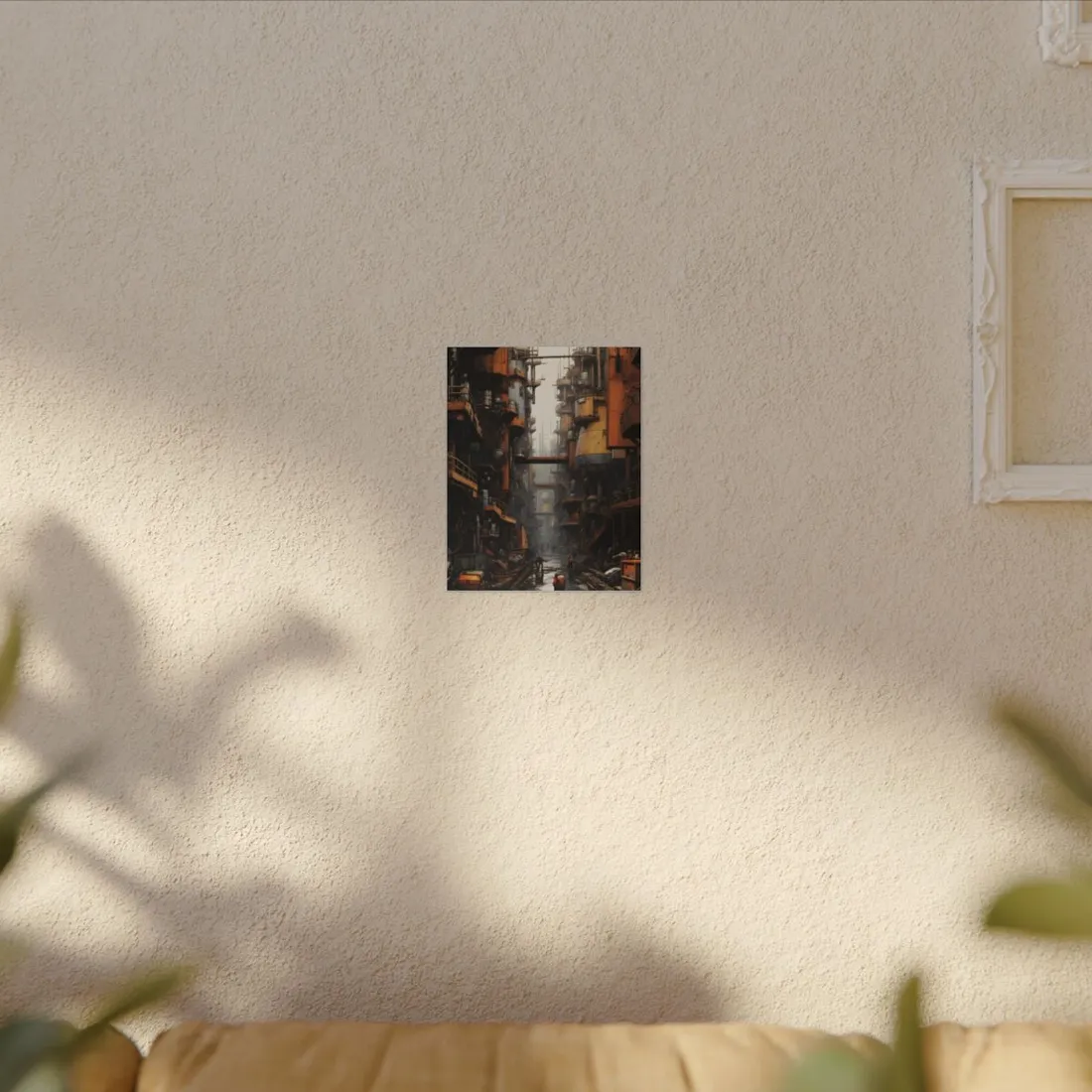 Steampunk Apocalypse: Post-Apocalyptic Cityscape - Canvas