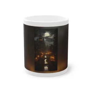Steampunk City at Night Mug