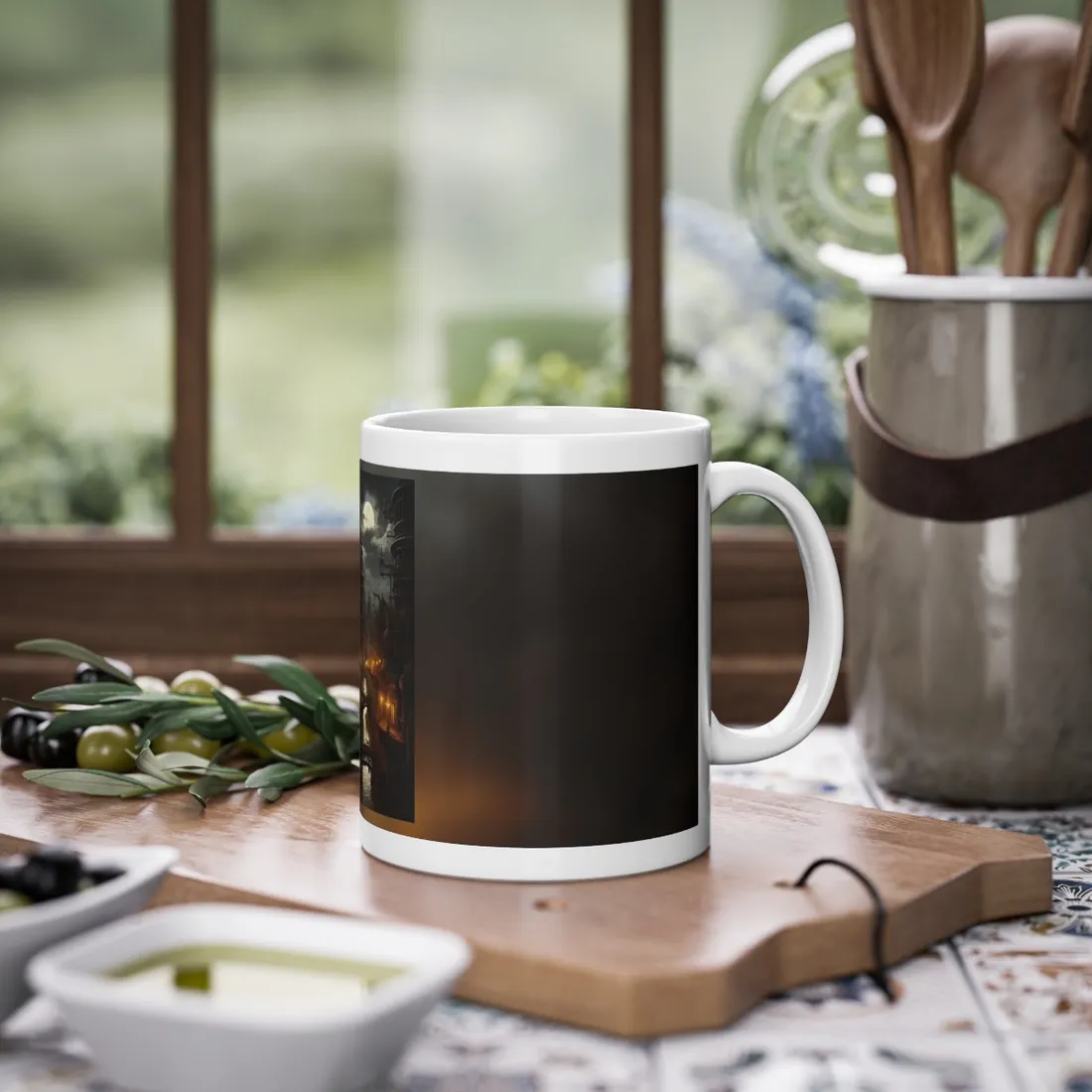 Steampunk City: Whirring Wheels & Brass Towers - Mug