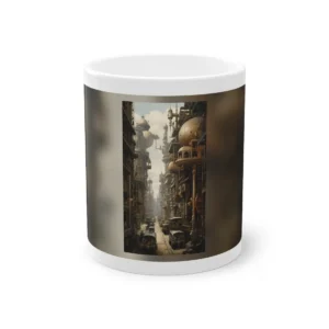 Steampunk City Street Mug