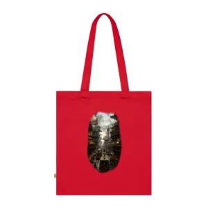 Brass Domed Train Street Tote Bag