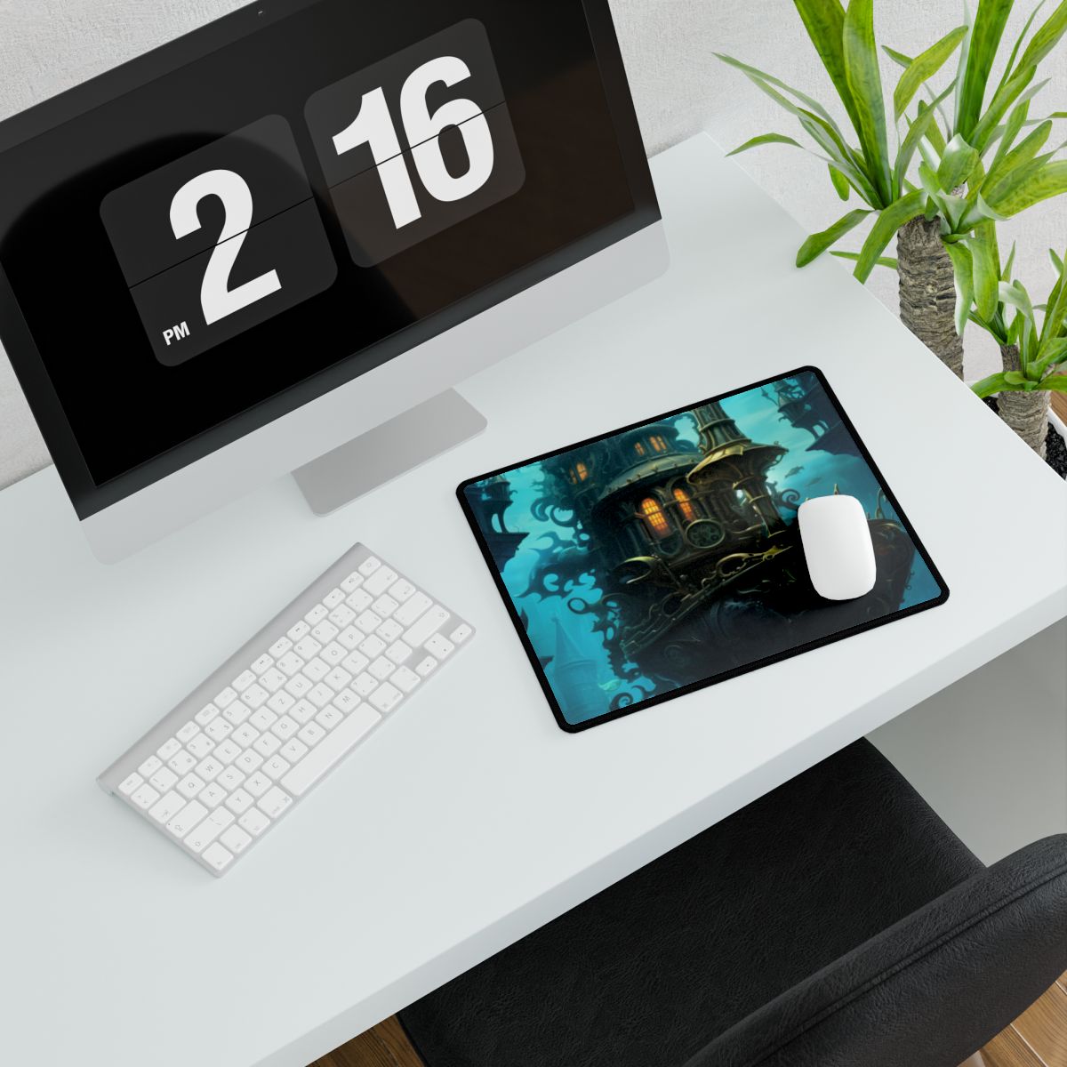 Steampunk Dive: Explore Captain Nemos Nautilu - Desk Mat