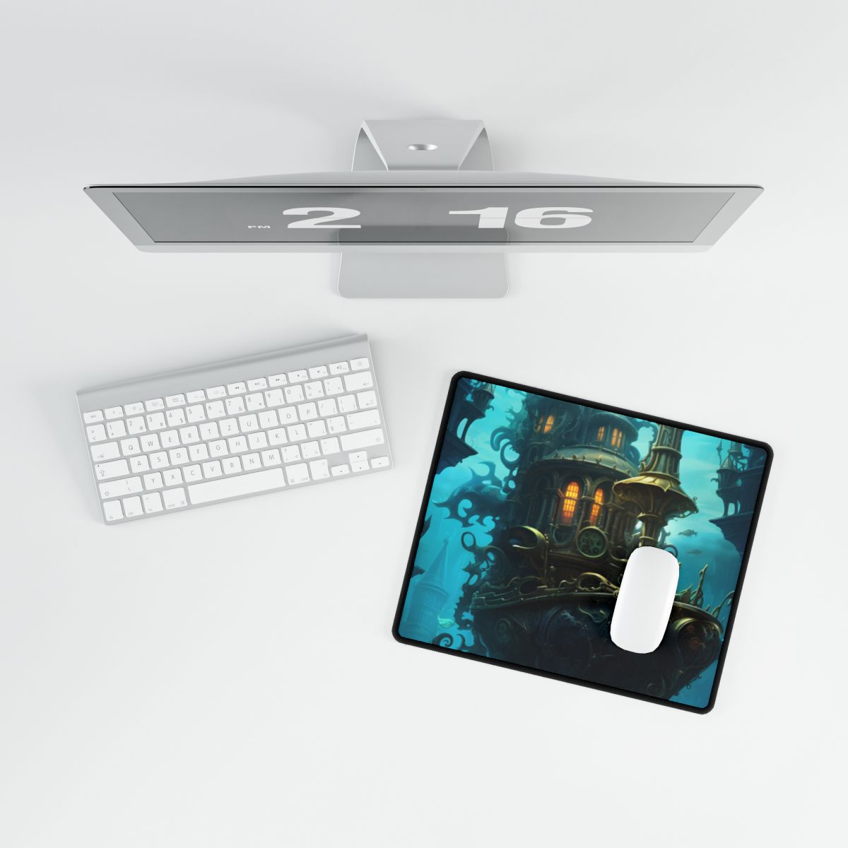 Steampunk Dive: Explore Captain Nemos Nautilu - Desk Mat