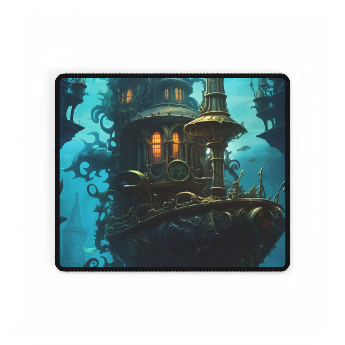Steampunk Dive: Explore Captain Nemos Nautilu - Desk Mat