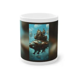 Domed Submarine Above Seabed Mug