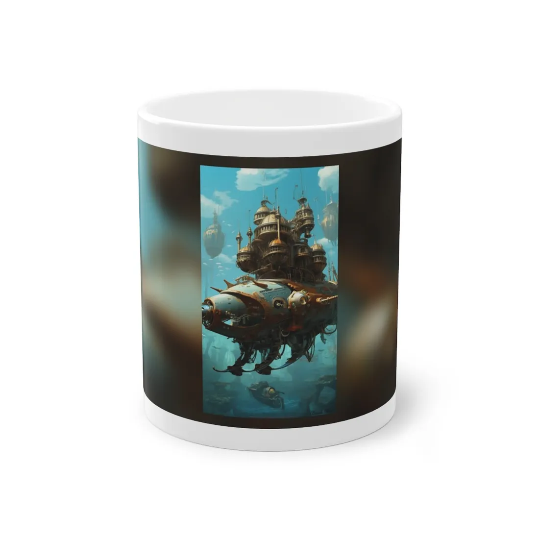 Steampunk Ocean Adventure: Victorian Industrial Voyage - Mug