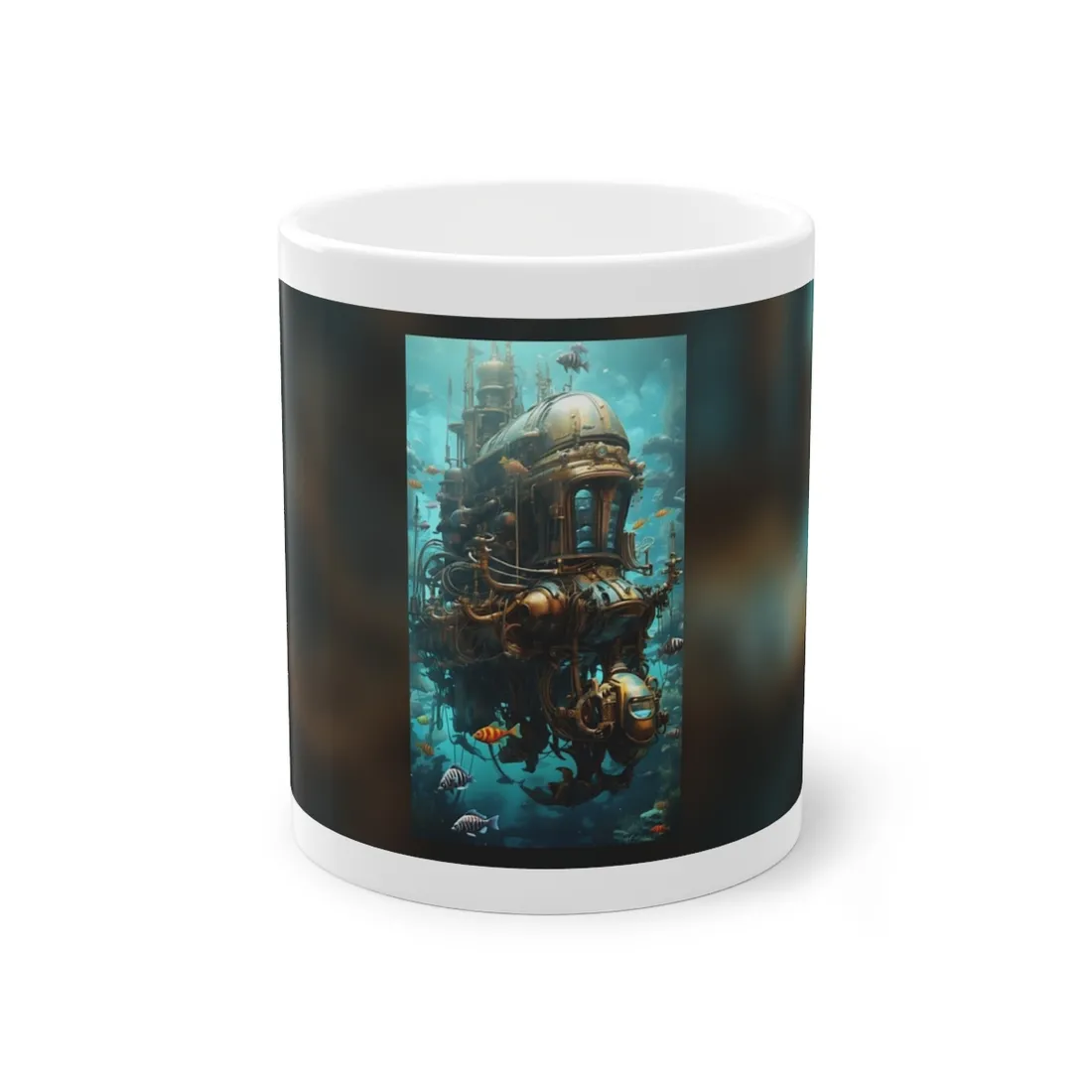 Steampunk Oceanic Adventure: A Crew's Journey Through Time - Mug