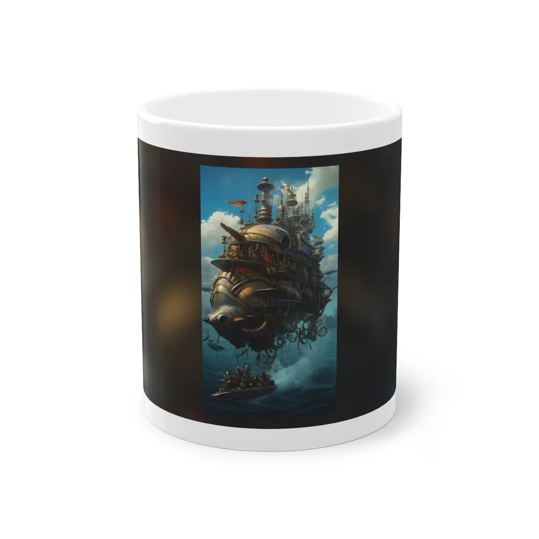 Steampunk Oceanic Adventure: Crew on Ship - Mug