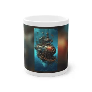 Steampunk Submarine Underwater Mug