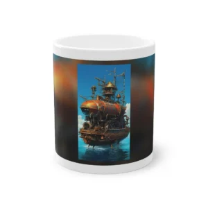 Copper Steampunk Vessel Mug