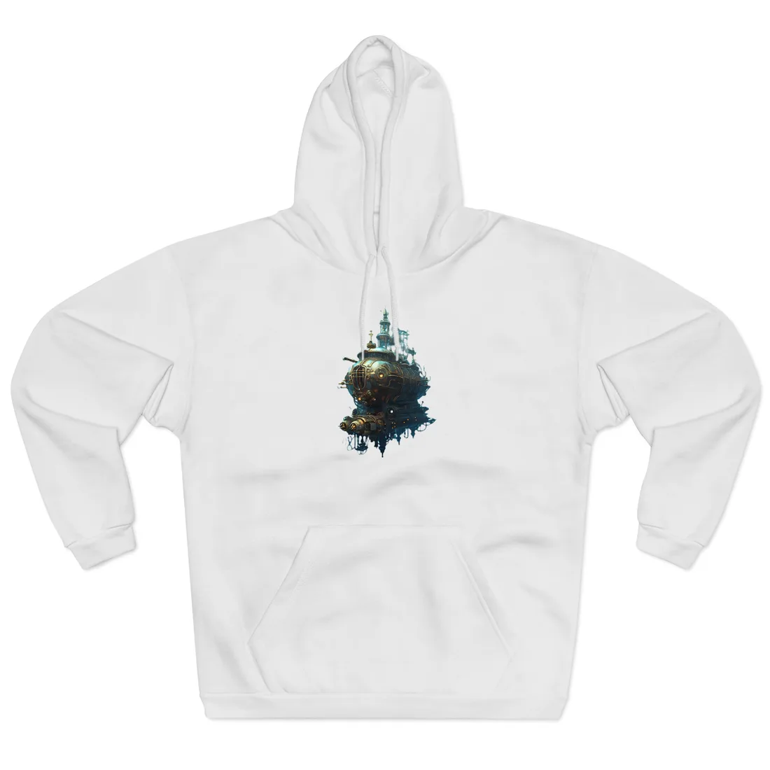 Steampunk Oceanic Adventure: Embarking on a Thrilling Voyage Hoodie - Hoodie (White)