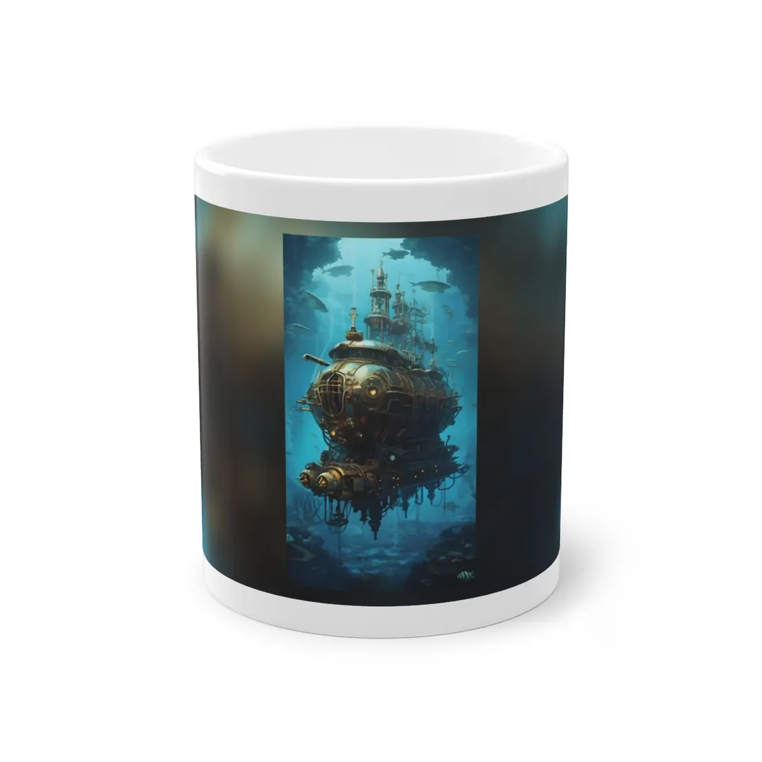 Steampunk Oceanic Adventure: Embarking on a Thrilling Voyage - Mug