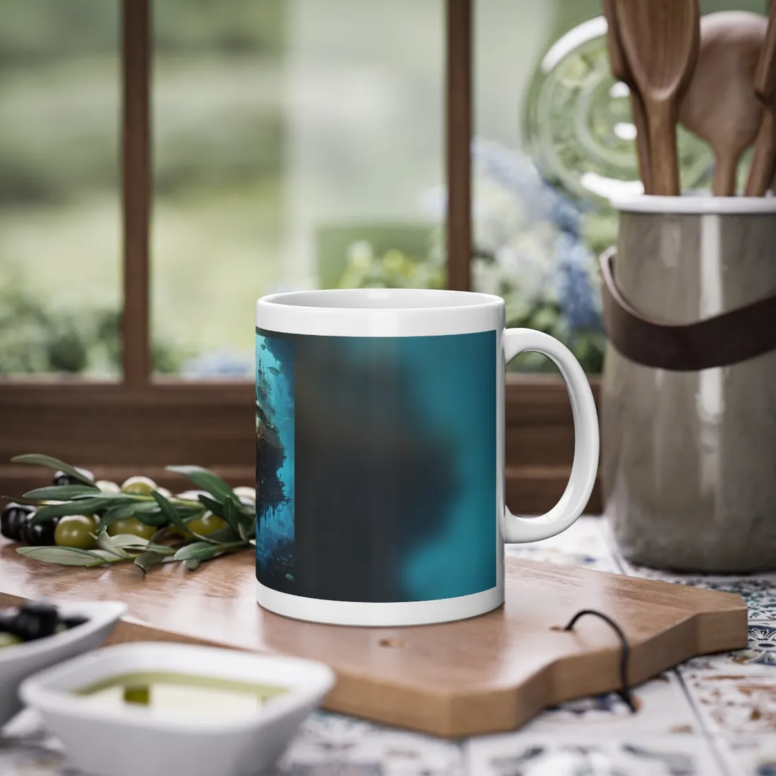 Steampunk Oceanic Adventure: Embarking on a Thrilling Voyage - Mug