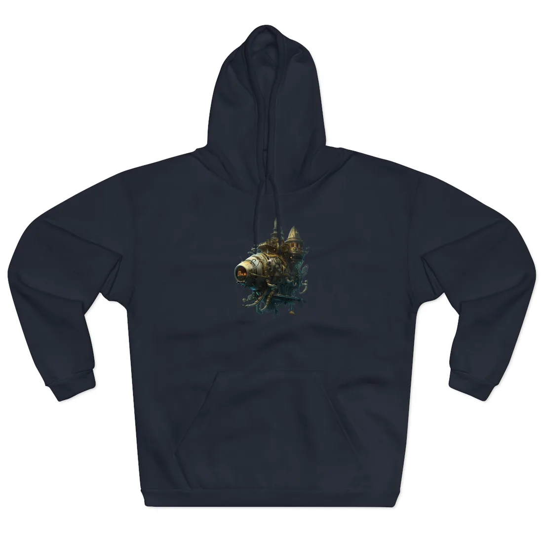 Steampunk Oceanic Adventure: Sailors on the High Seas Hoodie - Hoodie (Navy)
