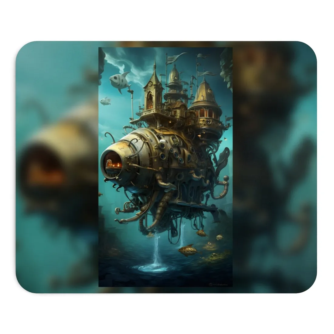 Steampunk Oceanic Adventure: Sailors on the High Seas - Mouse Pad