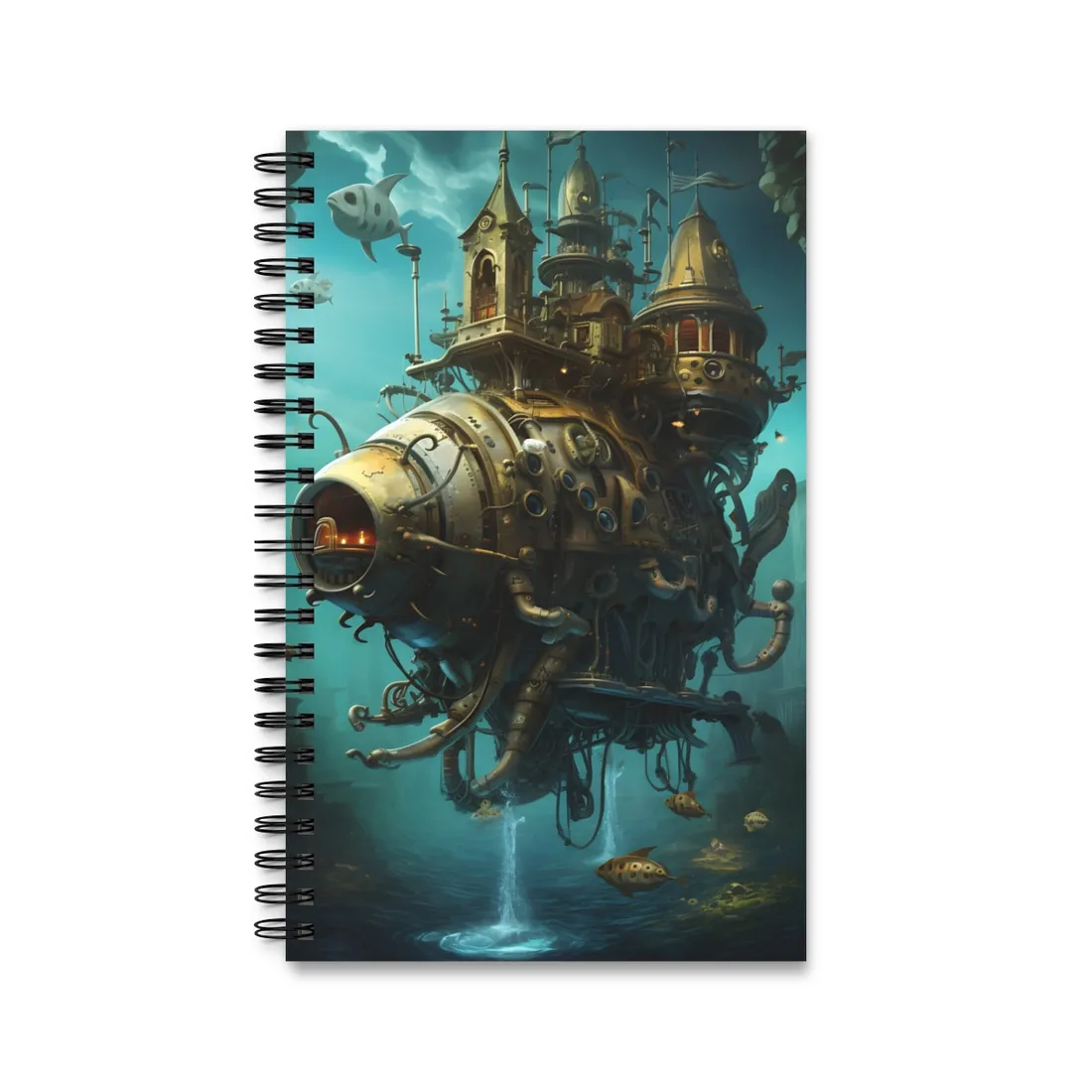 Steampunk Oceanic Adventure: Sailors on the High Seas - Spiral Notebook