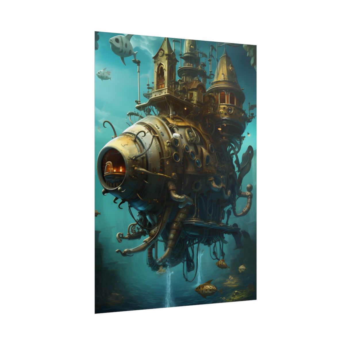 Steampunk Oceanic Adventure: Sailors on the High Seas - Poster