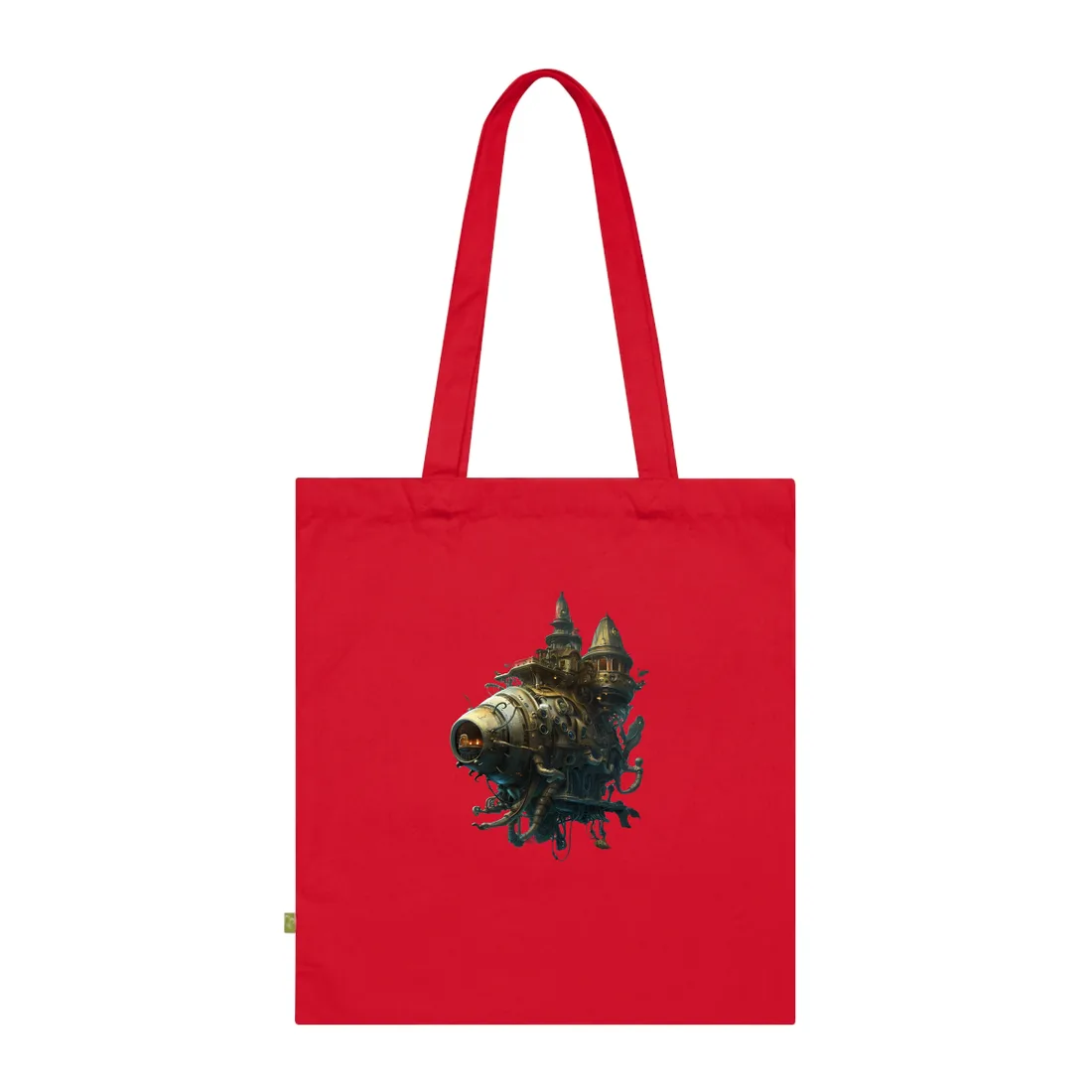 Steampunk Oceanic Adventure: Sailors on the High Seas Tote Bag - Tote Bag (Classic Red)