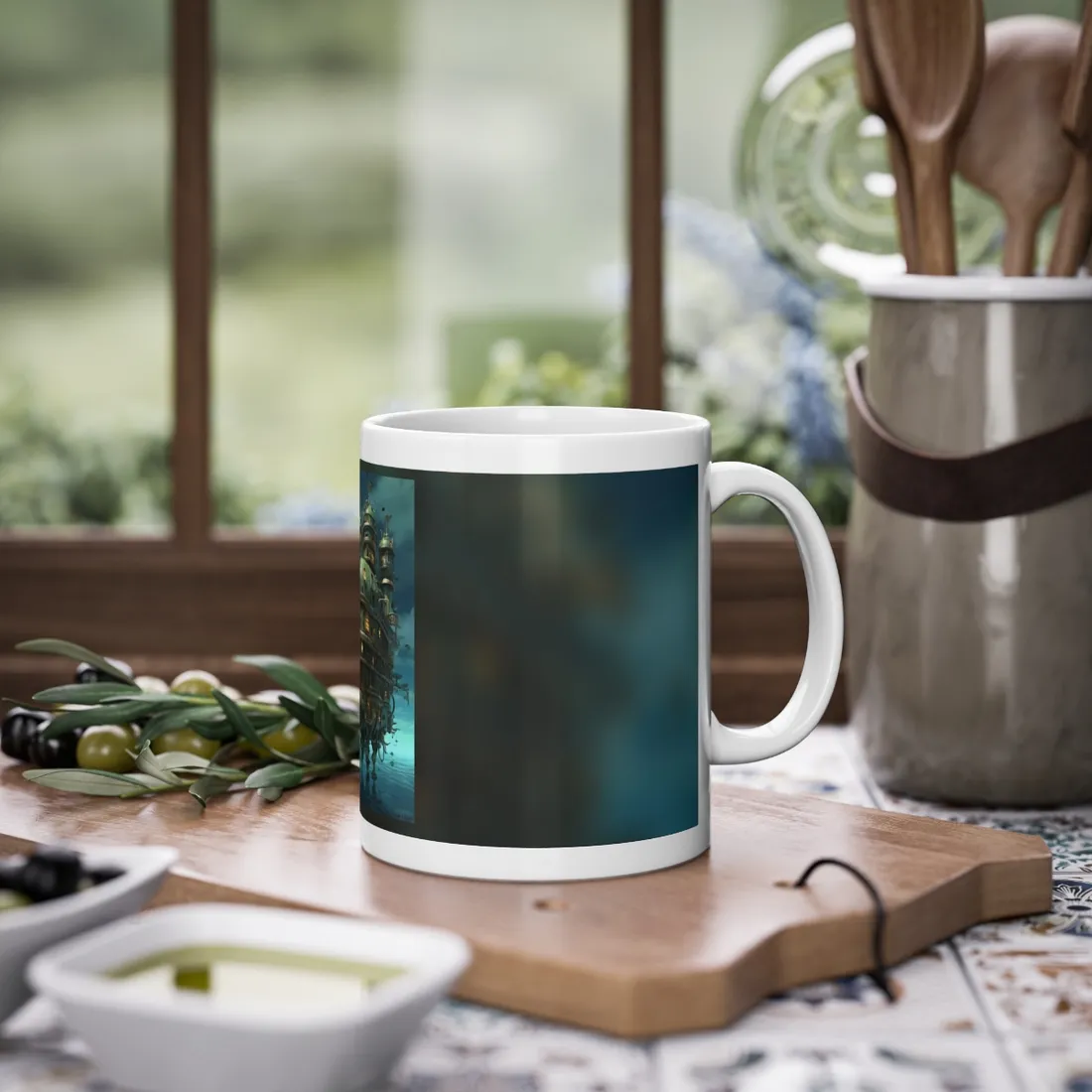 Steampunk Oceanic Odyssey: Setting Sail into Uncharted Horizons - Mug