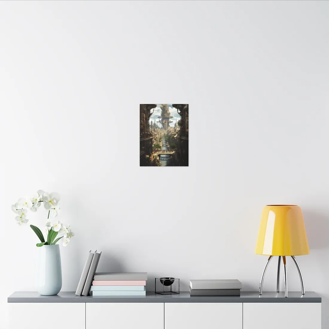 Steampunk Paris 1875: Vintage Cityscape - Canvas