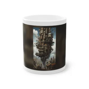 Steampunk Floating Tower Mug